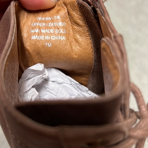 Jeffrey Campbell brown distressed boots size 7us - Picture 7 of 16